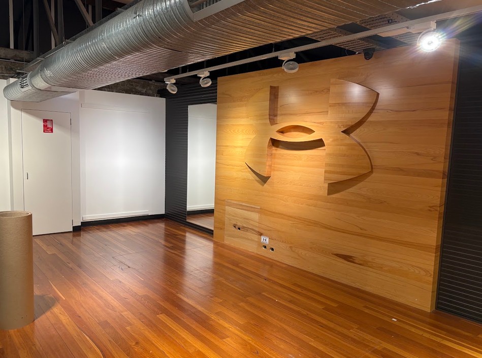 Completed Under Armour retail shop fitout painting in Sydney
