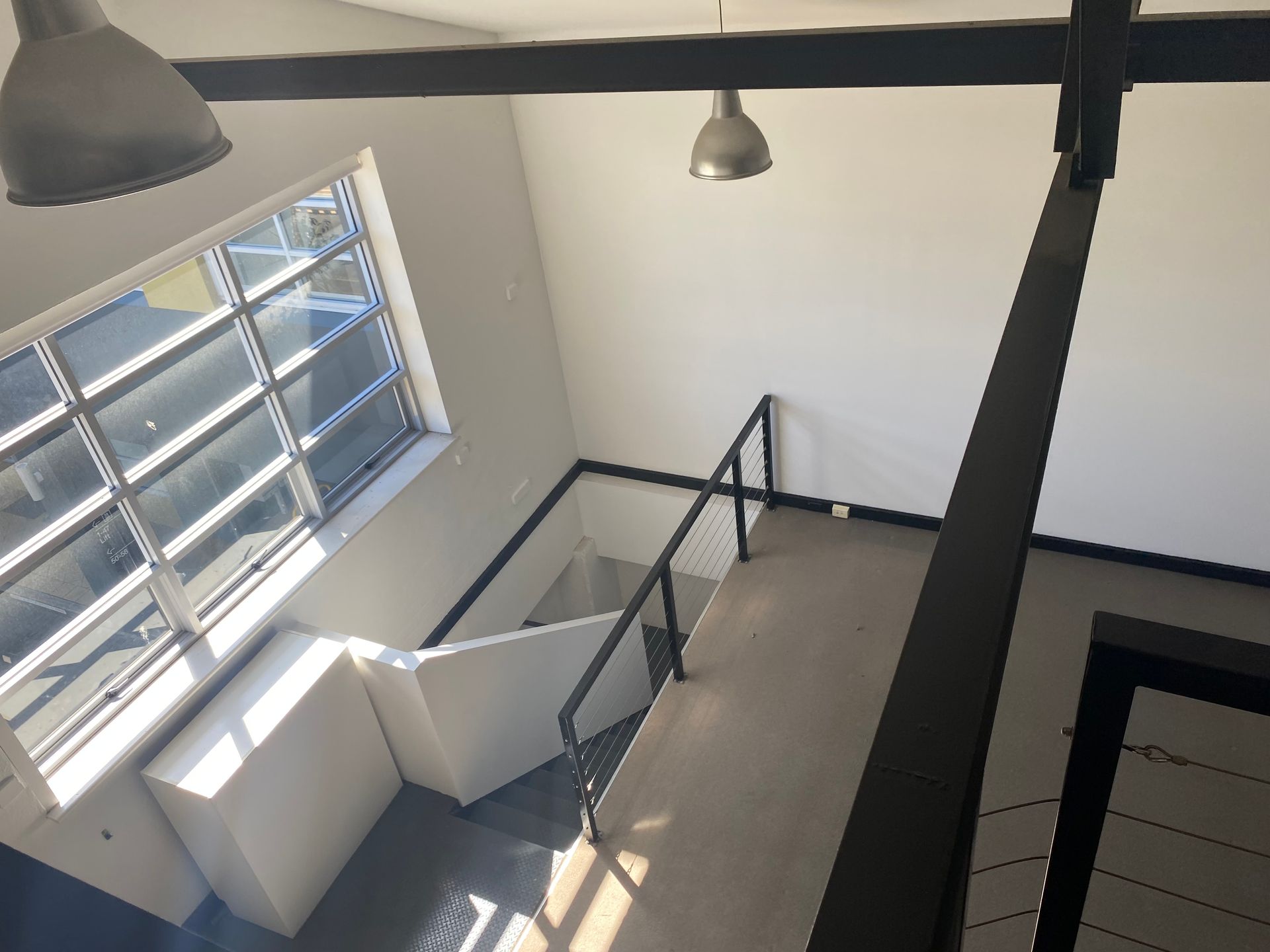 Repainted loft office area in Alexandria