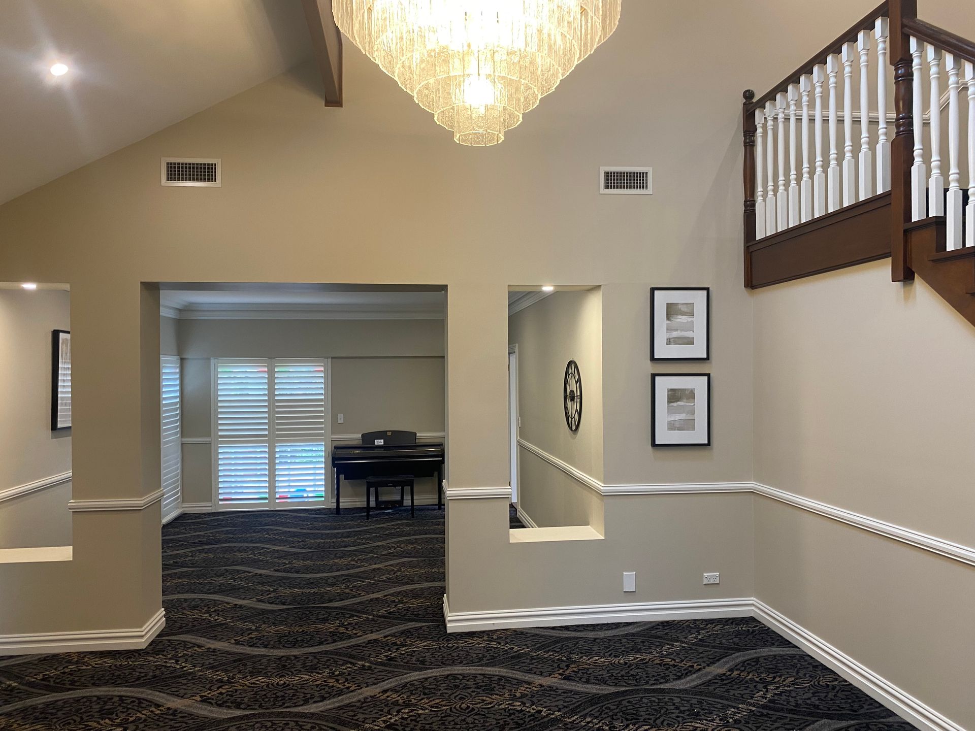 Interior repaint of a luxury Castle Hill home prepared for sale