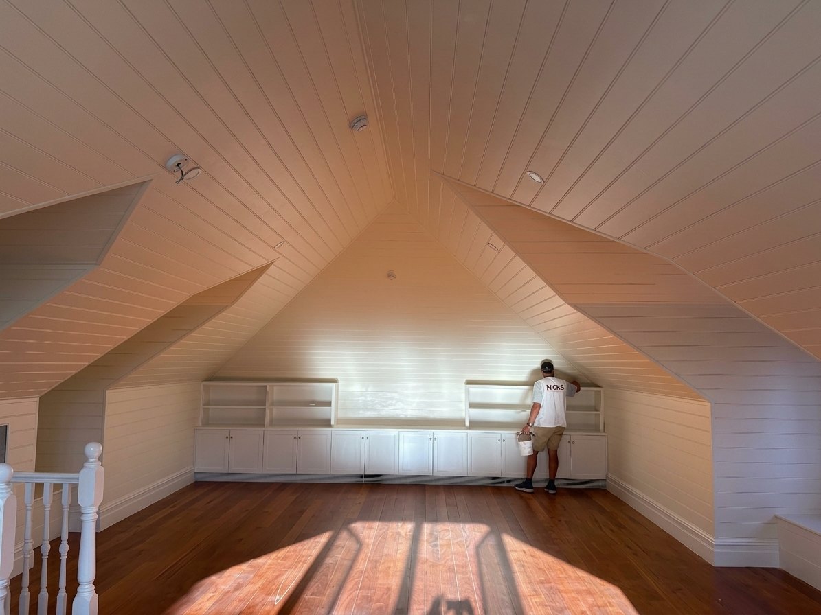 Interior painting in a Turramurra home by Norwest Painting Group